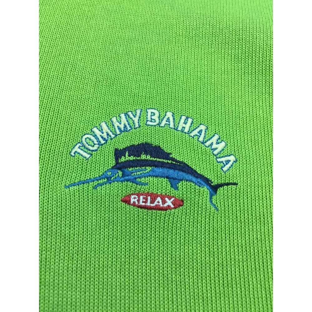 Tommy Bahama Relax Zip Sweater Sweatshirt S Pullover Green Marlin‎ Mens - Picture 4 of 5